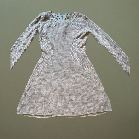 Sika Cream Long Sleeve Dress - Picture 1 of 4